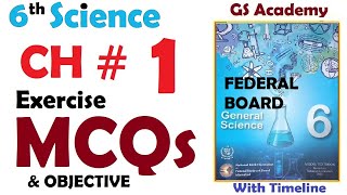 Exercise MCQs amp True False Unit 1 Cellular Organization Class 6 Science GS Academy Federal Board [upl. by Lenuahs]