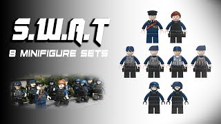 Lego SWAT Knockoff Minifigures Review [upl. by Brause785]