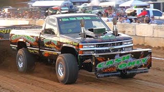 4X4 Pro Stock Pickup Trucks Berkeley County Youth Fair August 2024 East Coast ProPulling PPL [upl. by Giralda]