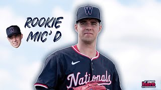 Nats Rookie Thrown Into A Micd Up [upl. by Siron]