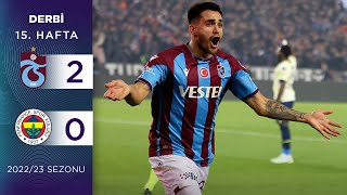 Trabzonspor 20 Fenerbahçe  15 Hafta  202223 [upl. by Riba340]