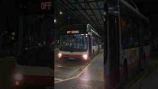 Last day Compassvale Int SMRT Buses on Service 110 MAN A22 Euro 5 Stripes livery SMB1303E [upl. by Genia]