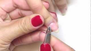 NAILS Troubleshooter Using A Cuticle Nipper Correctly [upl. by Amzu]