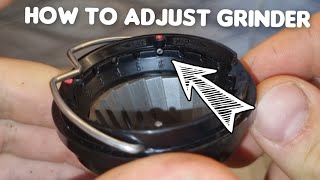 How to Adjust Factory Setting on Sage Breville BURR coffee grinder [upl. by Einaoj639]