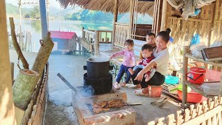 A rare delicious meal of a single mother and her children at the beginning of winter  Ly tieu tieu [upl. by Thacker783]