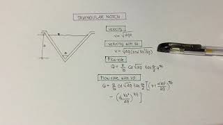 FLOW MEASUREMENTS IN CHANNELS RECTANGULAR NOTCH TRIANGULAR NOTCH CIPOLLETTI WEIR [upl. by Arihsan477]