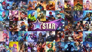 All Starlight Skins Mobile Legends  Entrance Animation [upl. by Brok255]