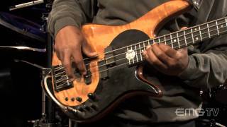 Victor Wooten gives amazing solo bass performance EMG [upl. by Maillw]