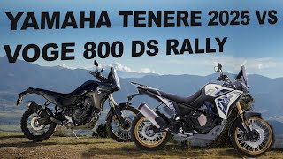 YAMAHA TENERE 700 2025 VS VOGE DS 800 RALLY [upl. by Margaret]