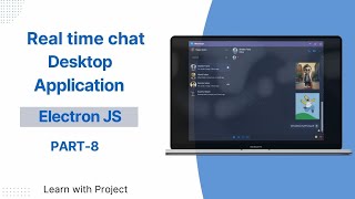 Real time chat desktop application electron JS MERN stack friends section design 8 [upl. by Inoue130]