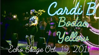 Cardi B  Bodak Yellow Live at Echo Stage [upl. by Vod]