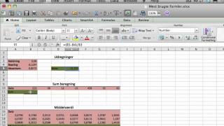 Excel Video 04 Mest anvendte formler [upl. by Kara640]