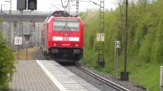 Bahnhof Vaihingen Enz  Zugverkehr  Sonderzug mit 182  23042016 [upl. by Aiveneg859]