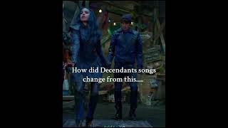 How did it change so much 😭 fyp descendants song shorts [upl. by Lemrac189]