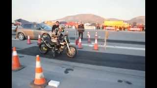 xt660x speed house drag race 0402 [upl. by Drannek]