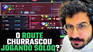 REVOLTA REAGE  O ROUTE TROLOU NA SOLOQUEUE [upl. by Venditti]