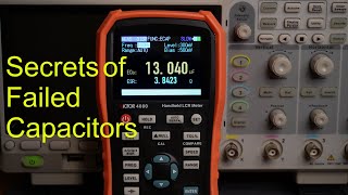 Detecting Failed Capacitors The Secrets Capacitance ESR Phase Angle Dissipation Factor [upl. by Sulohcin141]