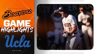 Oregon State Baseball Highlights 51124 vs UCLA [upl. by Houlberg551]