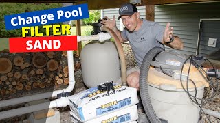 How to change sand in a pool sand filter step by step [upl. by Genevra218]