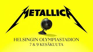 Metallica esiintyy Helsingin Olympiastadionilla kahtena iltana kesäkuussa 2024 [upl. by Venola]