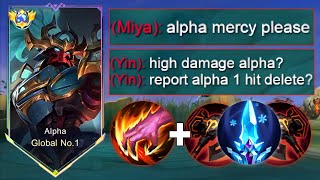 ALPHA JUNGLE IN SOLO RANKED GAME MY LAST MATCH BEFORE MYTHICAL GLORY  Mobile Legends [upl. by Cogan]