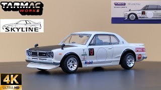 Tarmac Works 164 Skyline HT 2000GTR White  GLOBAL64 [upl. by Ann-Marie545]