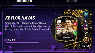 KEYLOR NAVAS 96 RATED MADFUT ICON  ALL 17 MADFUT SOLUTIONS  MADFUT ICON SBC SOLUTION  MADFUT 24 [upl. by Rosalinda]