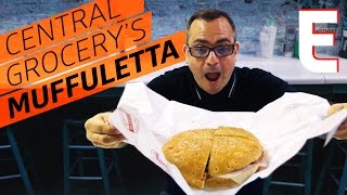 The Birthplace of the Muffaletta Sandwich a New Orleans Classic — The Meat Show [upl. by Oidiple]