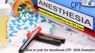 Anesthesia Guidelines for CPC Exam anesthesiology CPT medicalcoding Anesthesiaguidelines [upl. by Hanahs]