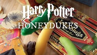 Emmy Eats Honeydukes  The Wizarding World of Harry Potter [upl. by Akinhoj]