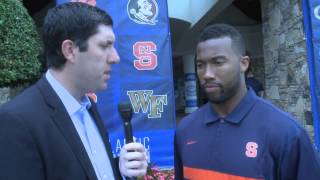 ACC Kickoff Cameron Lynch Interview  Syracuse Football [upl. by Brandise614]