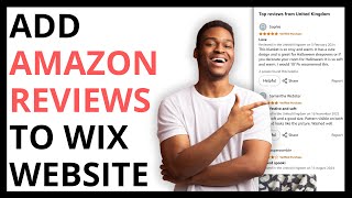 How to Add Amazon Reviews to Wix Website QUICK GUIDE [upl. by Nived]