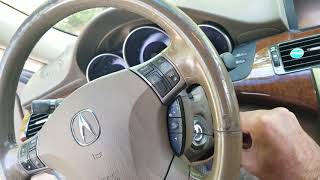 Car key replacement Charlotte NC  DY LOCKSMITH ACURA RL 2003 REFLASH PROGRAMMING [upl. by Busey]