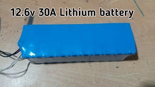 126v 30a lithium ion battery [upl. by Uyr]