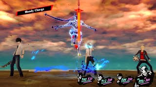 Persona 5 Royal Akechi Helps Fight Final Boss Yaladbaoth Boss P5R Twilight Mod [upl. by Ddene]