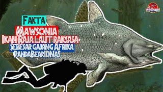 REVIEW FAKTA MAWSONIA 🔥 IKAN MAS SEBESAR GAJAH AFRIKA🐘 MAKANAN SPINOSAURUS [upl. by Kaehpos]