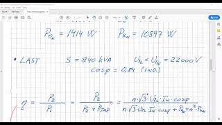 EM T2 Virkningsgrad og spenningsfall [upl. by Ahgiela328]