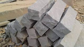 Kandla grey sandstone paving  Best Sandstone Pavers For Driveway [upl. by Ayamahs143]