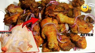 🥰😋NKO MURI HOTELI TWIGE GUTEKA INKOKO IKARANZE BUFIRITI IRYOSHYE EASY FRIED CHICKEN RECIPE [upl. by Eiramanna619]