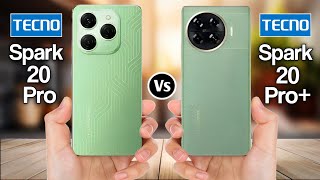 Tecno Spark 20 Pro Vs Tecno Spark 20 Pro Plus [upl. by Yrret]