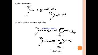 reactions of Aldehydes and ketones [upl. by Corbet]