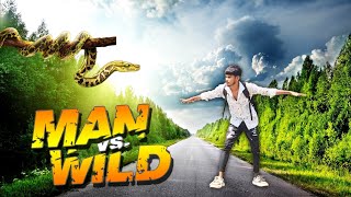 Man vs Wild  Amdavadi king vlog  manvswildinhindi jungle youtubeshorts [upl. by Yliab]