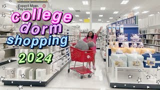 COLLEGE DORM ROOM SHOPPING 2024 [upl. by Sidnal]