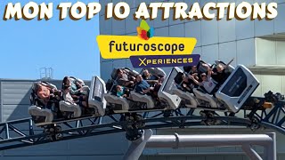 MON TOP 10 ATTRACTIONS AU FUTUROSCOPE 2024 [upl. by Llewxam]