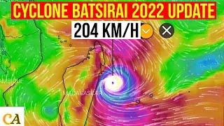 Cyclone Batsirai 2022 Track  Meteo Mauritius Update  Feb 1  2022 [upl. by Alben]