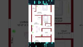 21 x 404 House plan 2BHK 21 By 404 Home plan 21  404 House design in Indian styleNORTH FACE [upl. by Chapin]