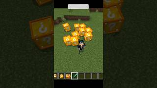 Minecraft LUCKY BLOCK 😇💲 minecraft shorts [upl. by Cirone702]