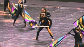 Avon High School Winter Guard 2016 quotCrudequot WGI Finals [upl. by Ahsienahs]