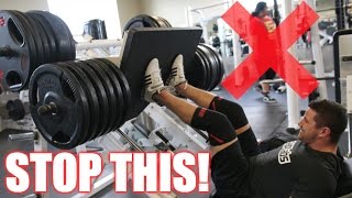 How to PROPERLY Leg Press  3 Leg Press Variations for Muscle Gain [upl. by Latham894]