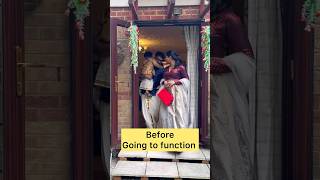 Before amp After Going To Function 🤣 uk mallu couple comedy funny shorts relatable enjoy fun [upl. by Anuhsal]